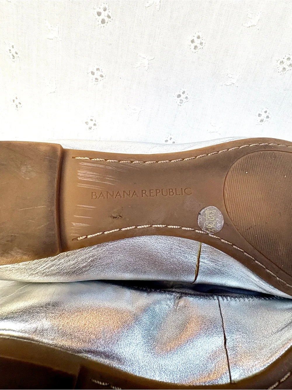 Banana Republic sleek metallic